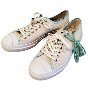 Converse Chucks Jack Purcell Leather OX Home Sweet Home Sneakers Women's Size 10